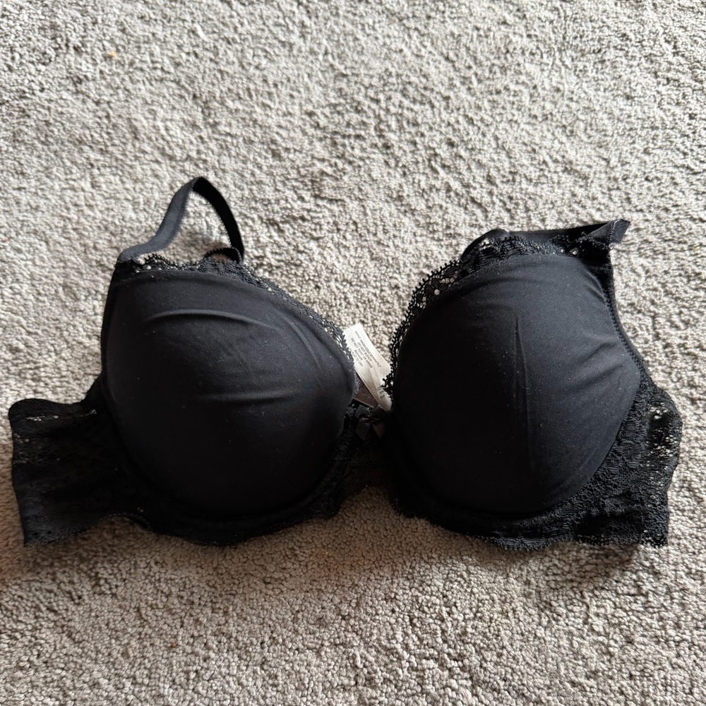 Elegant Black Lace Bra